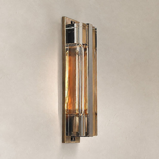 Traditional Vintage Brass 1-Light Wall Sconce, 18.5 inch