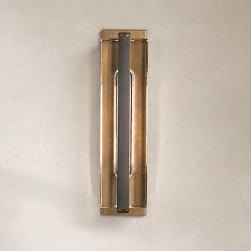 Traditional Vintage Brass 1-Light Wall Sconce, 18.5 inch