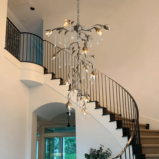 Viticcia Cascade Chandelier - Lamer Lighting