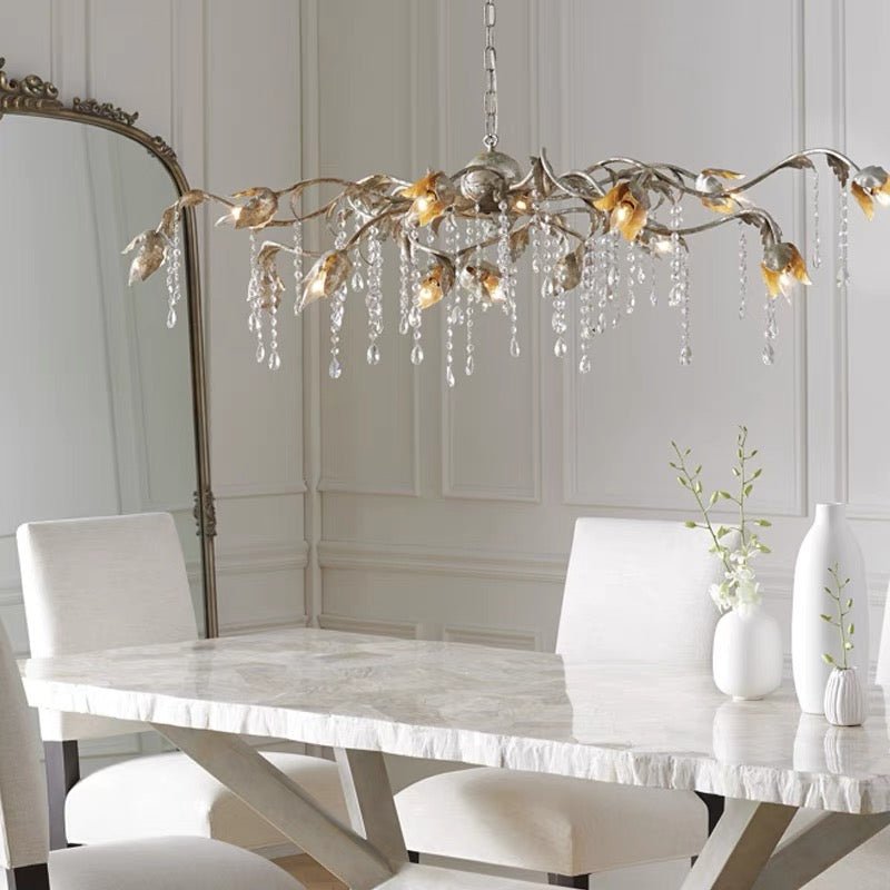 Viticcia Rectangular Chandelier 52" 61" 71" - 71"Lamer Lighting