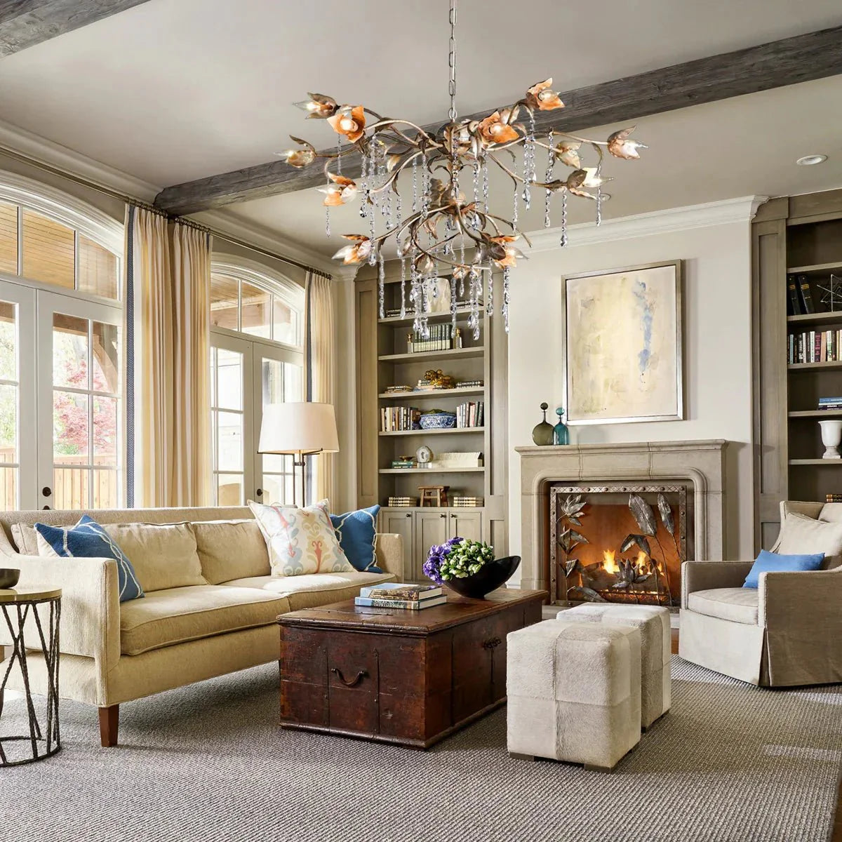 Viticcia Round Chandelier - Lamer Lighting