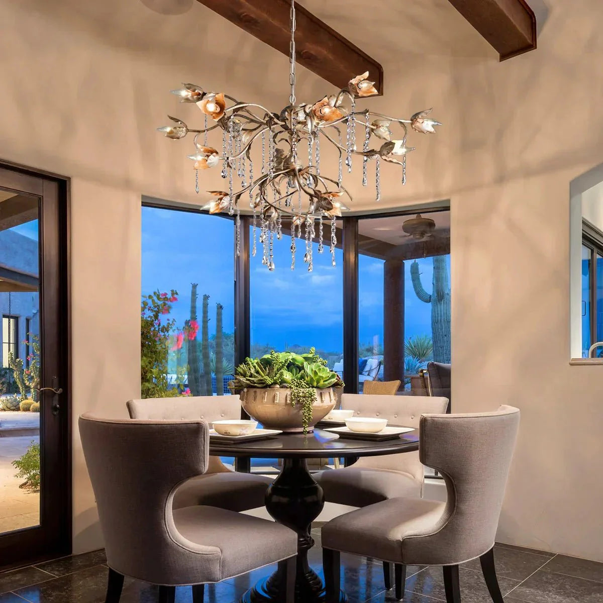 Viticcia Round Chandelier - Lamer Lighting