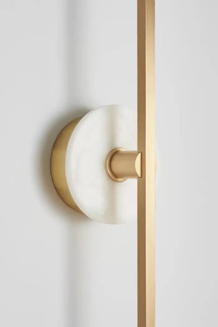 Lamer Lighting Alabaster Radiance Wall Sconce - Background Shot