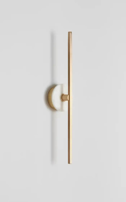 Lamer Lighting Alabaster Radiance Wall Sconce - Background Shot