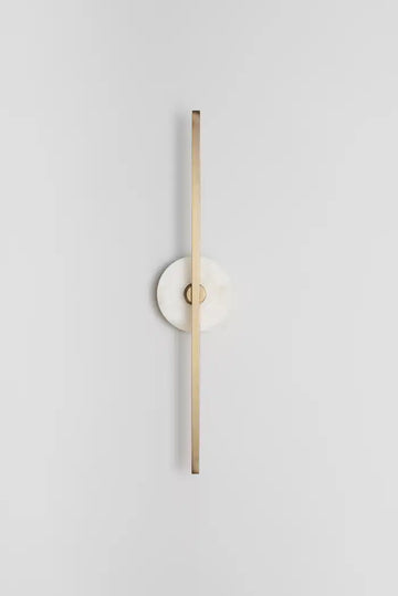 Lamer Lighting Alabaster Radiance Wall Sconce - Background Shot