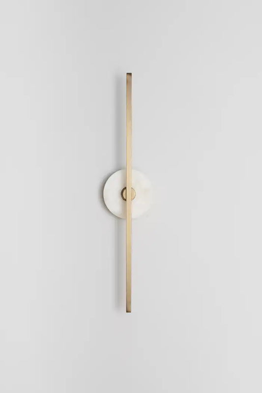 Lamer Lighting Alabaster Radiance Wall Sconce - Background Shot