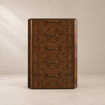 Warm Textured Wood Bedroom Chest