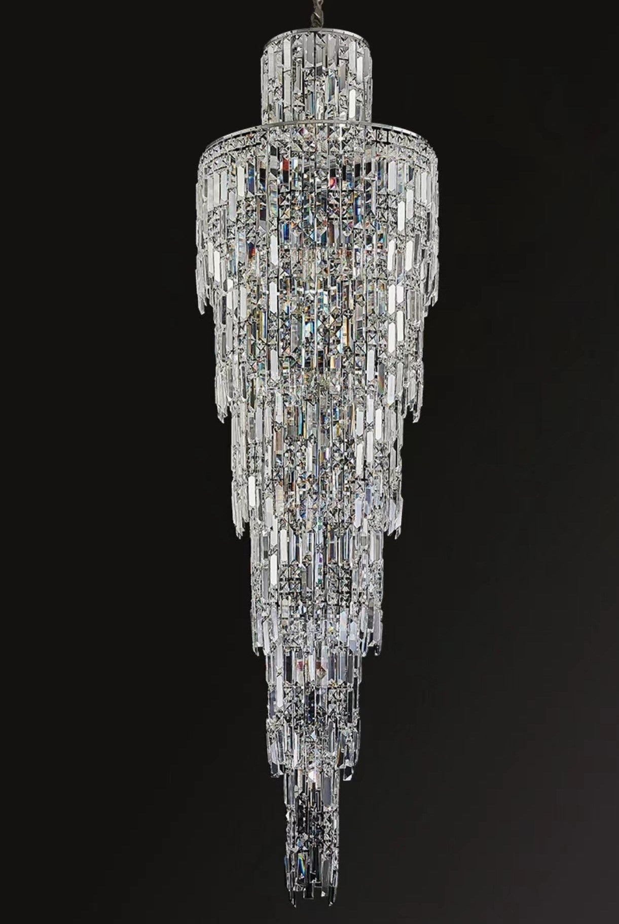 Lamer Lighting Grand Lumina K9 Crystal Chandelier - Background Shot