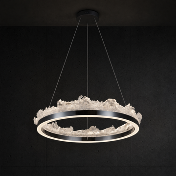 Wind & Wave Modern Sculptural Pendant Light - main