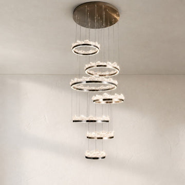 Wind & Wave Ring Chandelier