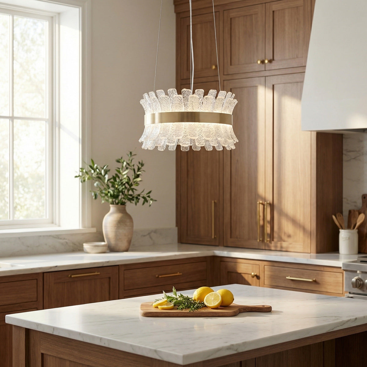 Chandelier For The Dining Room in a foyer