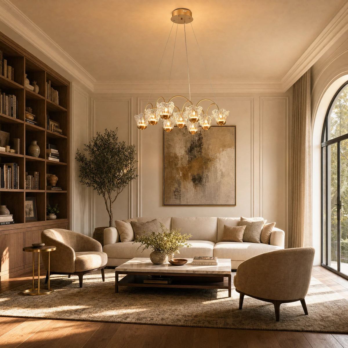 Living Room Pendant Light in a living room