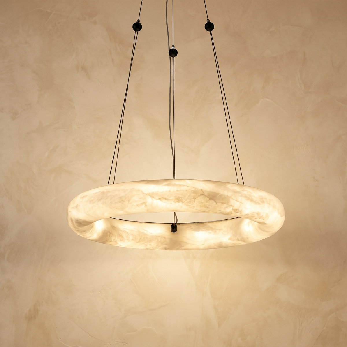 Single Ring Pendant Alabaster — D530 — mra-single-ring-pendant-70066-d530-product