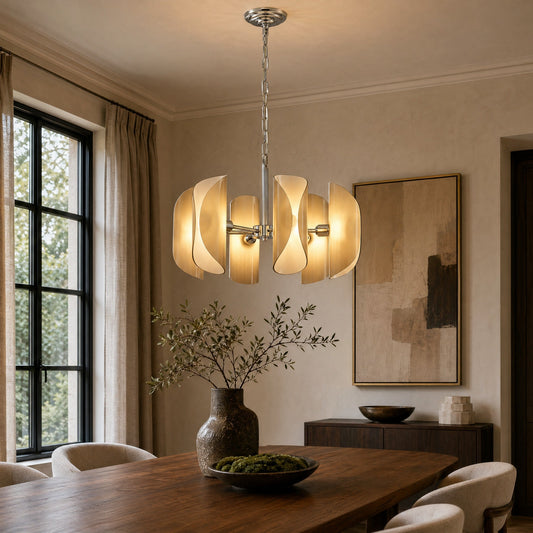 Living Room Chandelier Modern in a dining room