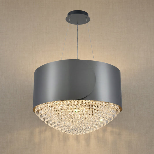 Yiosi Series Crystal Pendant Light 28" - 28" (Dia 700mm)