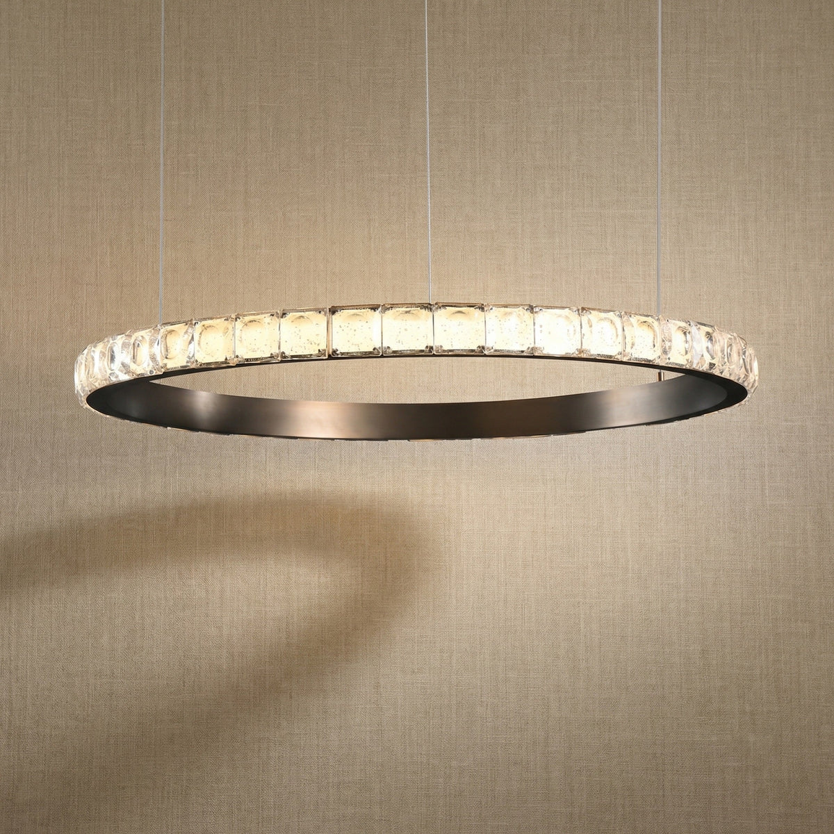 Yiosi Series Crystal Pendant Light Style I - 31" (Dia 800mm)