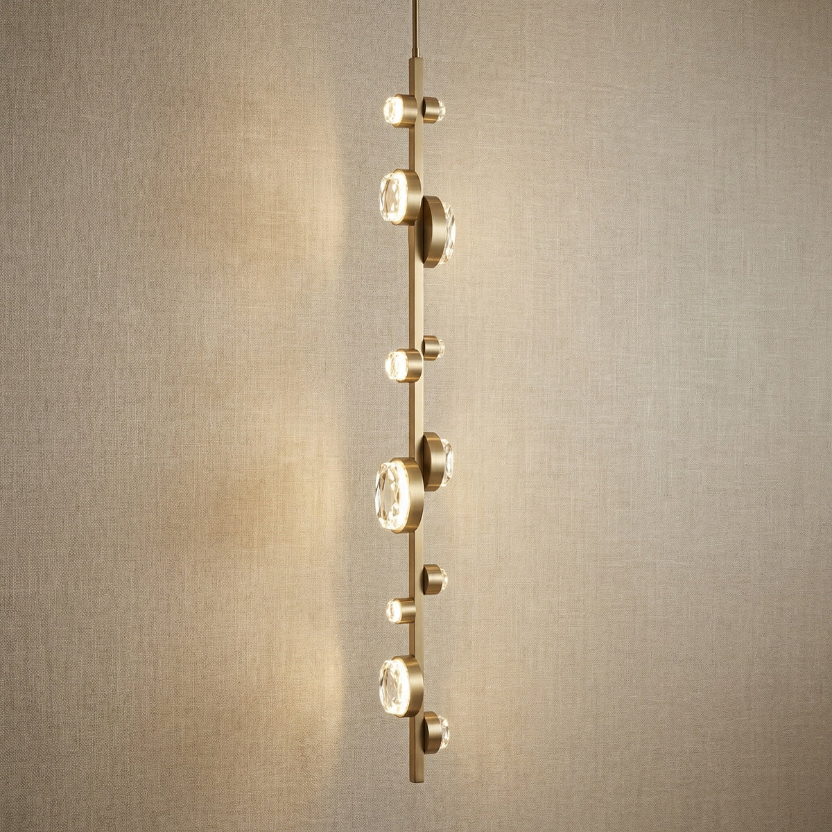 Yiosi Series Crystal Pendant Light Style K - 6" (Dia 140mm)