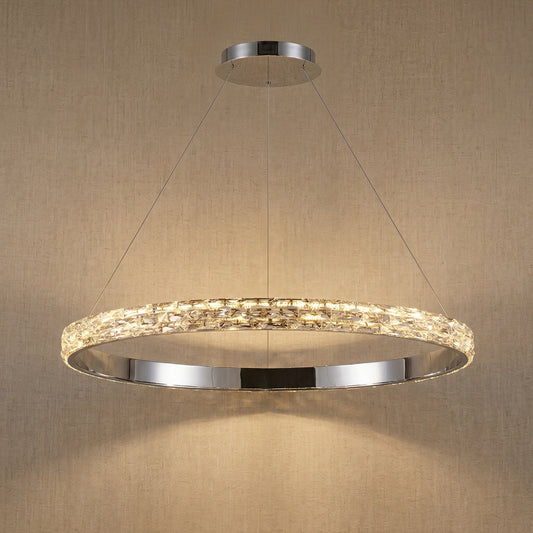 Yiosi Series Crystal Pendant Light Style L - 43" (Dia 1080mm)