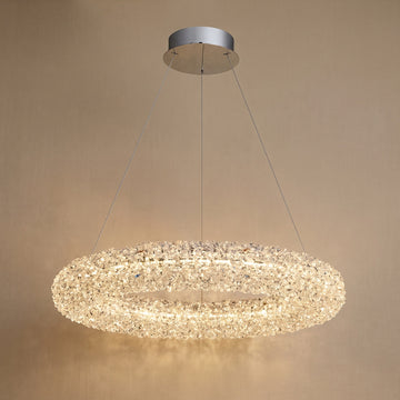 Yiosi Series Crystal Pendant Light Style P - 39" (Dia 1000mm)