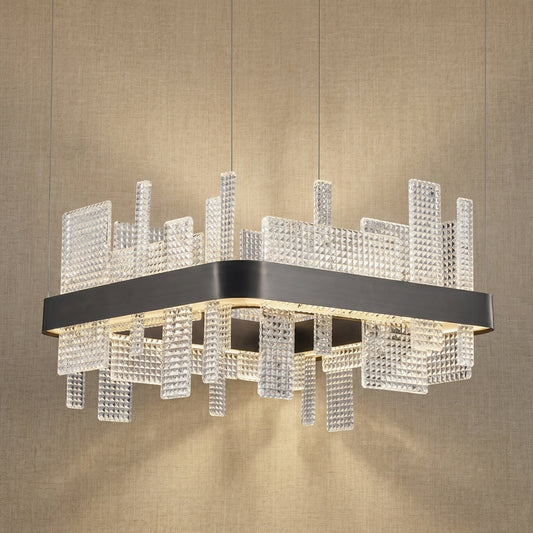 Yiosi Series Glass Pendant Light Style L - 20" (Dia 500mm)