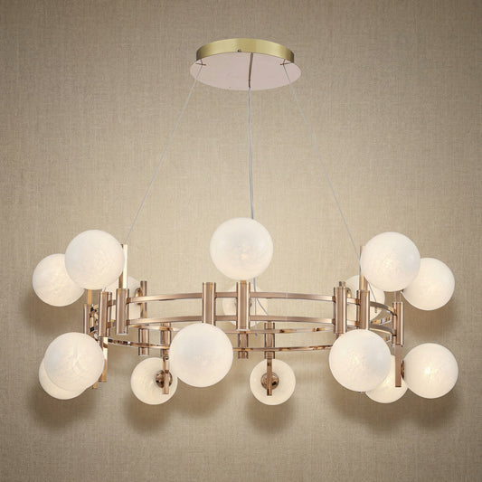 Yiosi Series Glass Pendant Light Style Q - 39" (Dia 1000mm)
