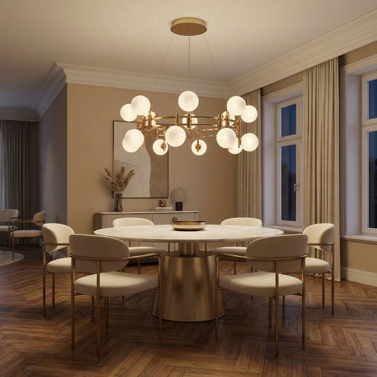 Yiosi Series Glass Pendant Light Style Q - scene-1