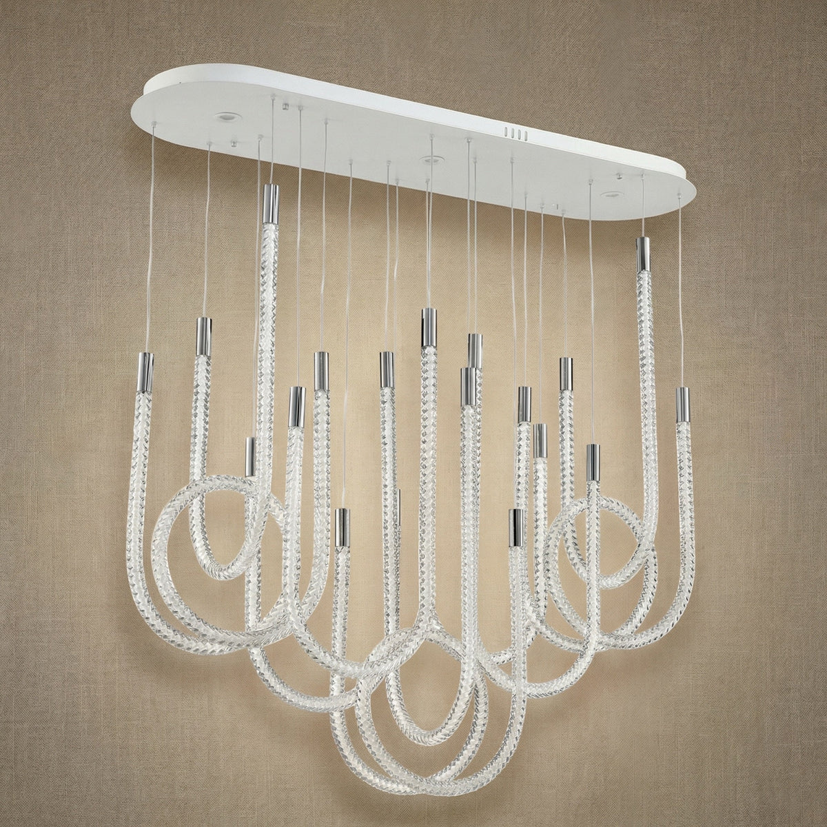 Dining Chandelier Contemporary in a dining room