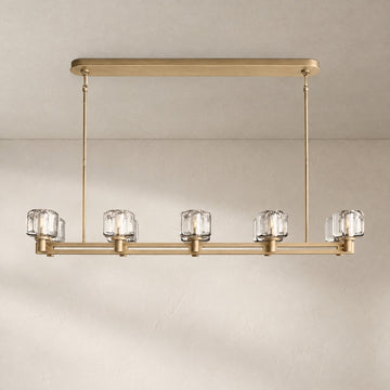 Zachary Double Linear Chandelier 54'' 72''