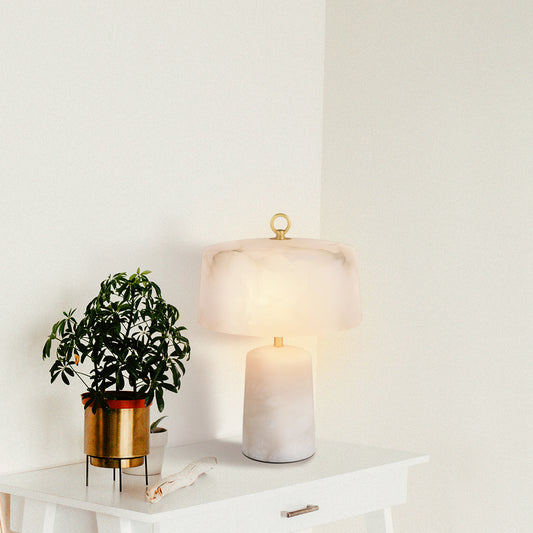 Alabaster Bedroom Table Lamp For Bedroom